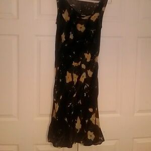 Women's Sheer Draped-Neck Dress